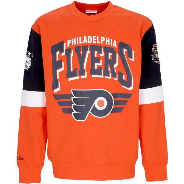 Felpa Girocollo Uomo Nhl All Over Crew 3.0 Phifly Original Team Colors-image