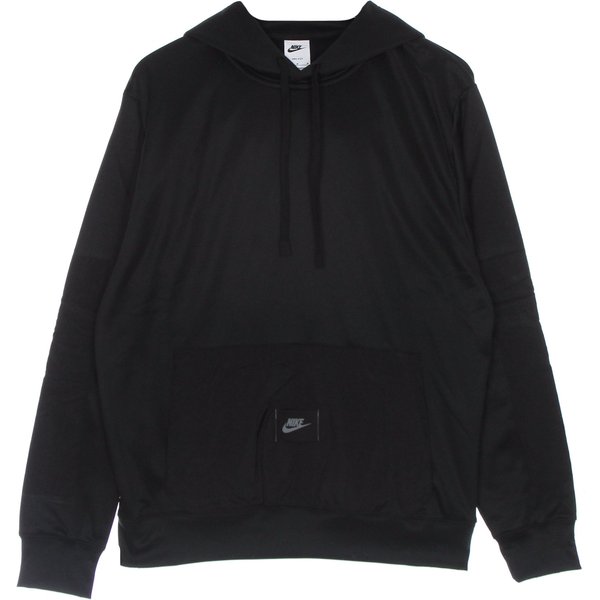Felpa Cappuccio Uomo Dri Fit Fleece Po Hoodie Black/Black/Black-image