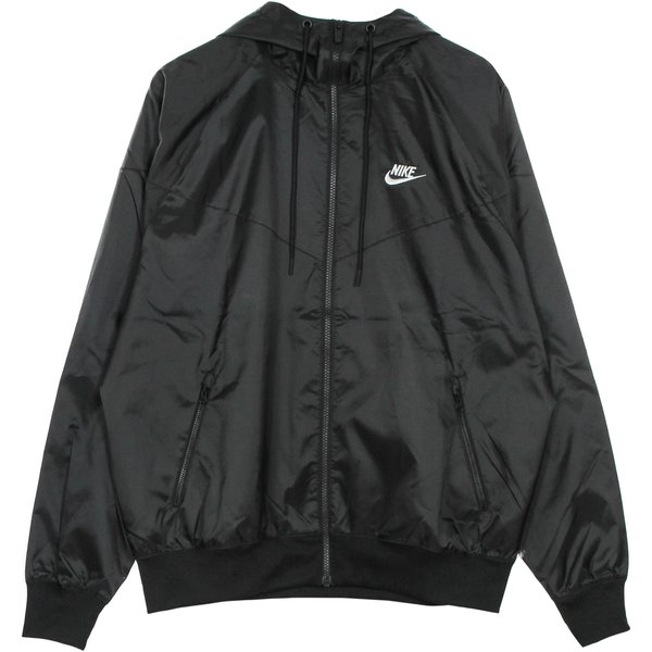 Giacca A Vento Uomo Sportswear Woven Lined Windrunner Hooded Jacket Black/White-image