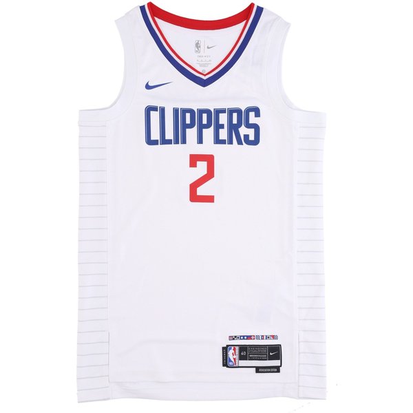 Canotta Basket Uomo Nba Dri-Fit Swingman Jersey Association 2022/23 No 2 Kawhi Leonard Loscli White-image