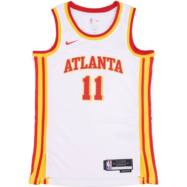 Canotta Basket Uomo Nba Dri-Fit Swingman Jersey Association Edition 2022/23 No 11 Trae Young Atlhaw White-image