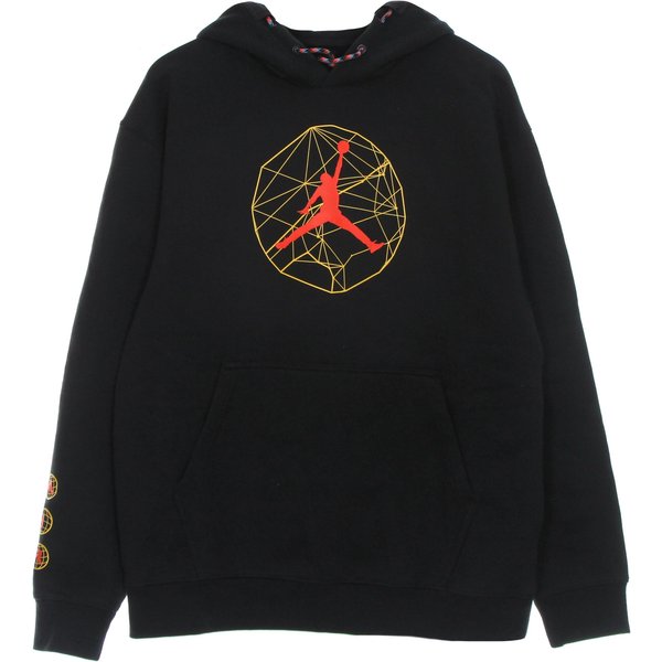 Felpa Cappuccio Uomo Essential Mountainside Graphic Pullover Hoodie Black-image