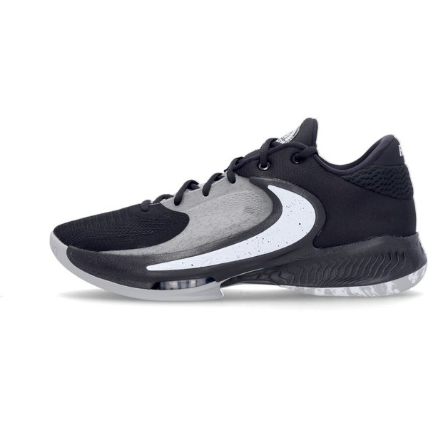 Scarpa Basket Uomo Zoom Freak 4 Black/White/Lt Smoke Grey-image