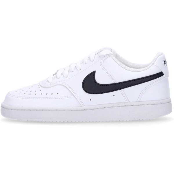 Scarpa Bassa Donna W Court Vision Low Next Nature White/Black/White-image