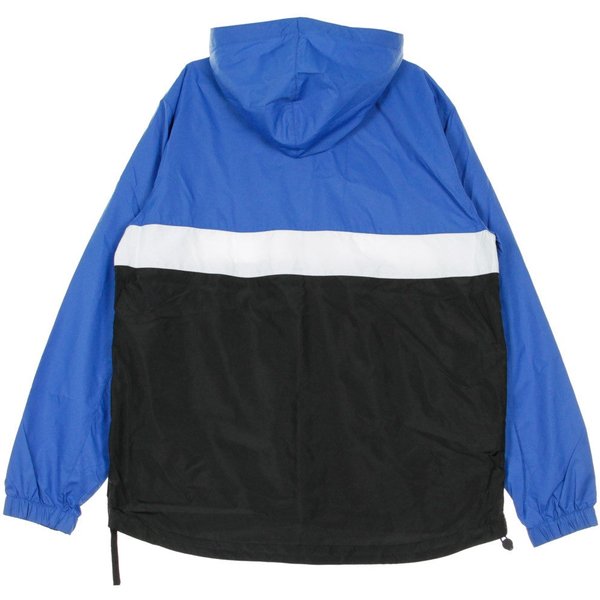 Giacca a Vento Infilabile Uomo Funnel Neck Pull Over Strong Blue Linear