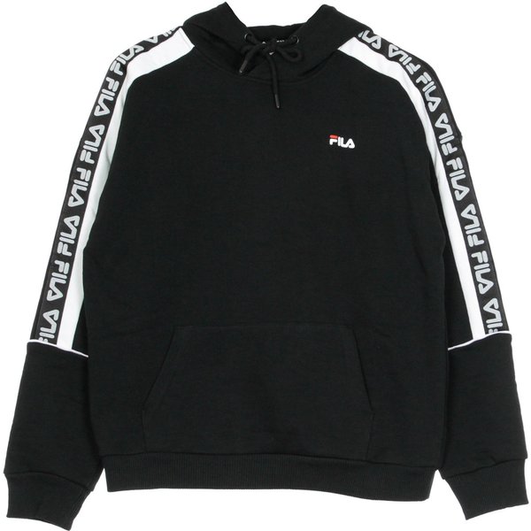 Felpa Leggera Cappuccio Donna Tavora Hoody Black/Bright White-image