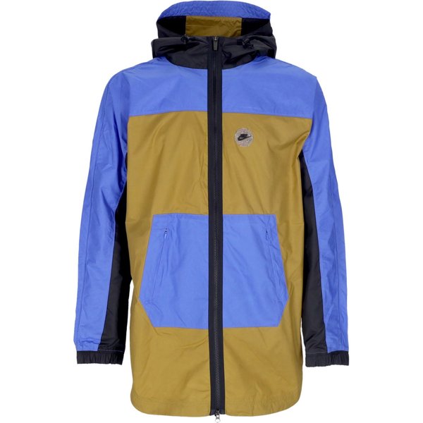 Giacca A Vento Uomo Sportswear Woven Utility Jacket Golden Moss/Medium Blue/Black-image