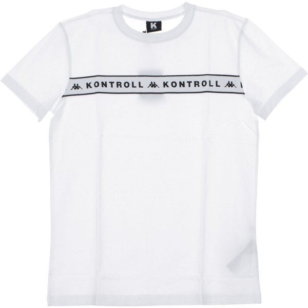 Maglietta Uomo Kontroll Tee Banda Chest Grey Silver/White-image