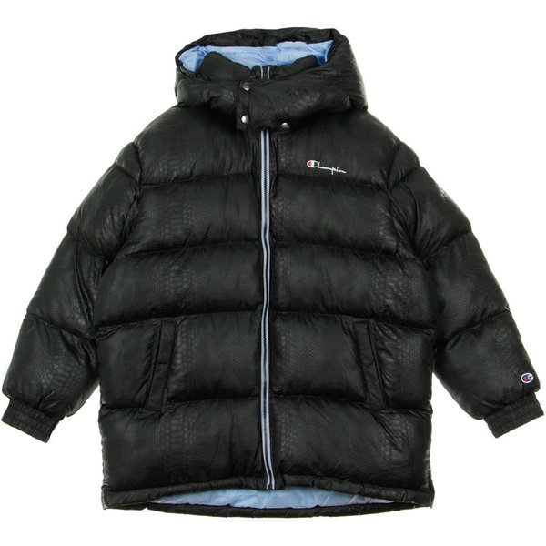 Piumino Donna Long Jacket Black/Azure-image