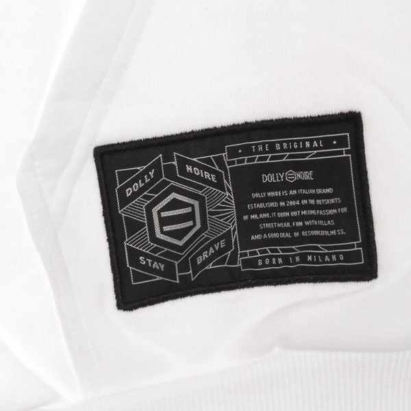 Felpa Leggera Cappuccio Uomo Lettering 3D Over Hoodie White-image