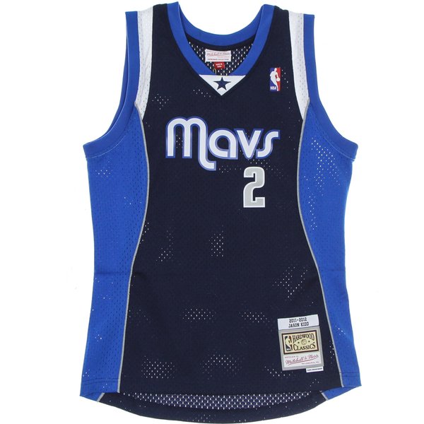 Canotta Basket Uomo Nba Swingman Jersey Hardwood Classics No 2 Jason Kidd 2011-12 Dalmav Alternate Original Team Colors-image