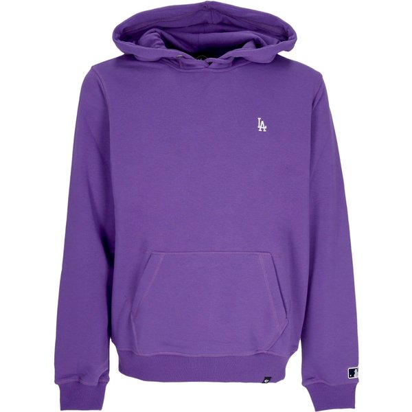 Felpa Leggera Cappuccio Uomo Mlb Emb Helix Base Runner Hoodie Losdod Bright Purple-image
