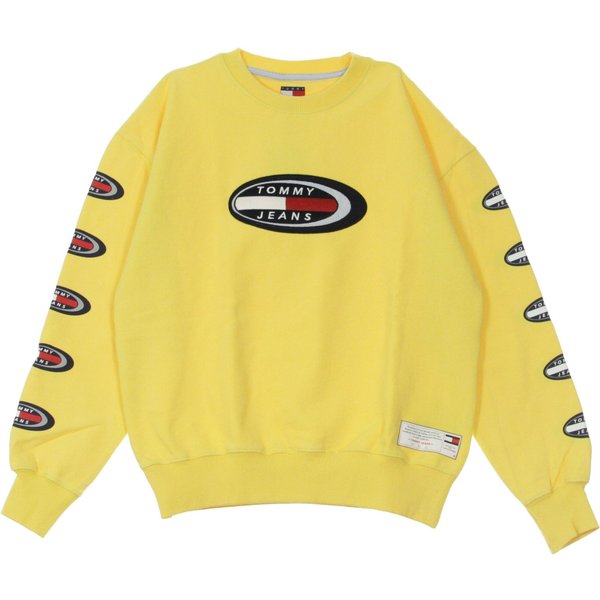 Felpa Leggera Girocollo Donna Oval Sweatshirt Goldfinch-image