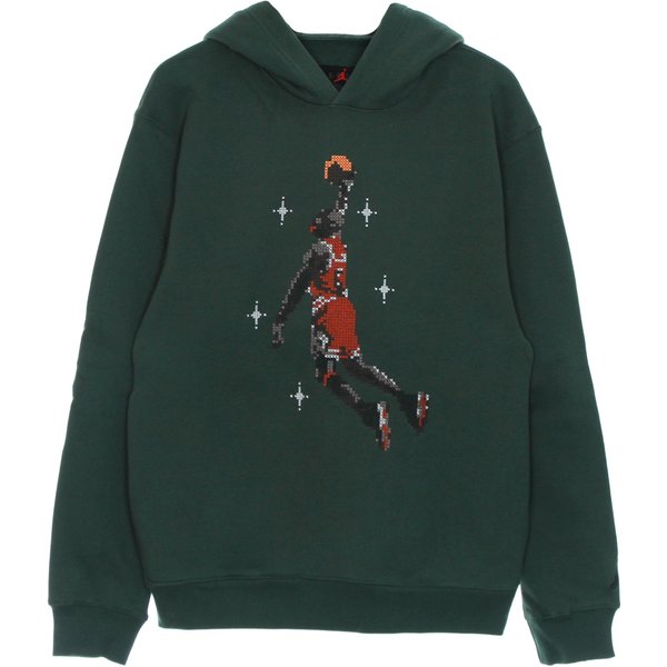 Felpa Cappuccio Uomo Essential Fleece Holiday Po Hoodie Noble Green-image