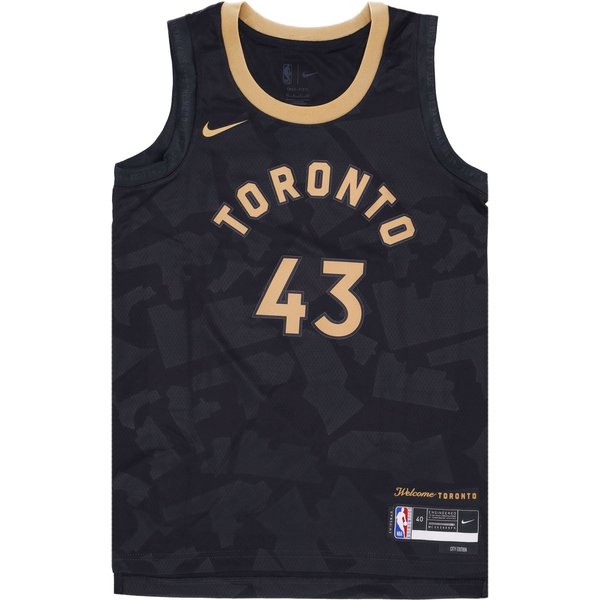Canotta Basket Uomo Nba City Edition 22 Dri-Fit Jersey No 43 Pascal Siakam Torrap Black-image