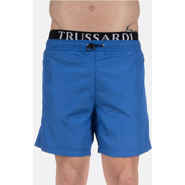 Trussardi Costume Da Bagno Zip Sport Branded Elastic-image