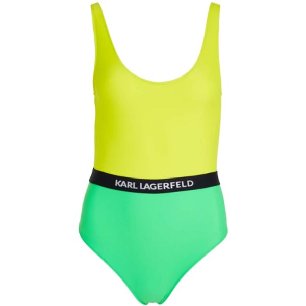 Karl Lagerfeld Costume Da Bagno Colour Block Swimsuit-image