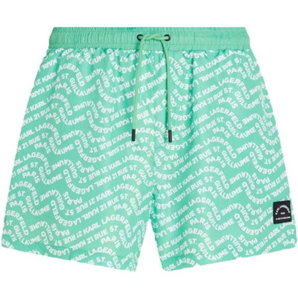 Karl Lagerfeld Costume Da Bagno Wave Aop Short Boardshorts-image
