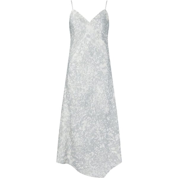 calvin klein Abiti VISCOSE MARBLE PRINT SLIP DRESS