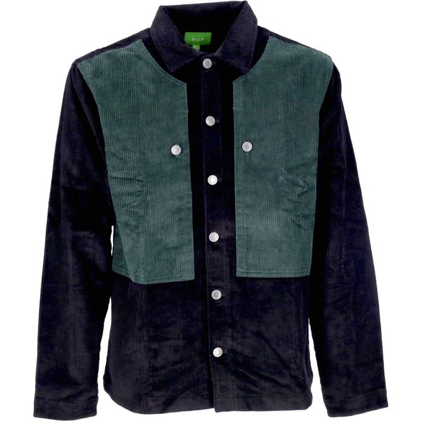 Camicia Manica Lunga Uomo Marina Box Overshirt Black-image