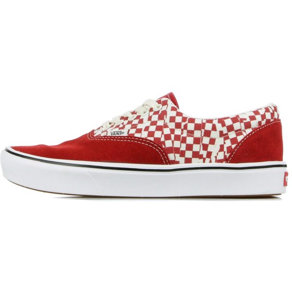 Scarpa Bassa Uomo Comfy Cush Era Tear Check Racing Red/True White-image