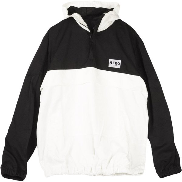 Giacca A Vento Infilabile Uomo Windbreaker Keyline Black/White-image