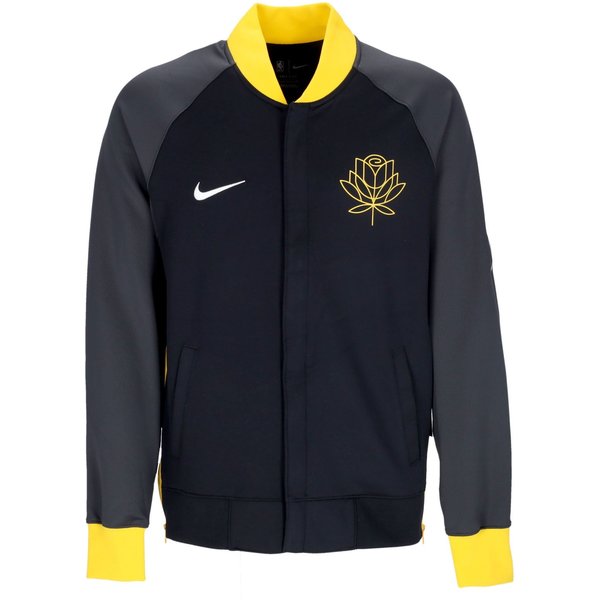 Felpa Leggera College Uomo Nba City Edition Dri-fit Showtime Full-zip Jacket Golwar Black/anthracite/amarillo/white