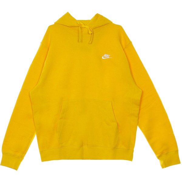 Felpa Cappuccio Uomo Sportswear Club Fleece Hoodie University Gold/University Gold/White-image