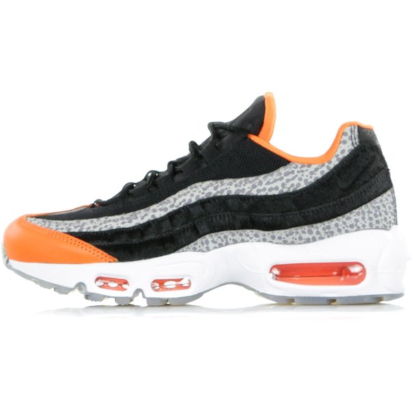 Scarpa Bassa Uomo Air Max 95 Black/black/granite/safety Orange