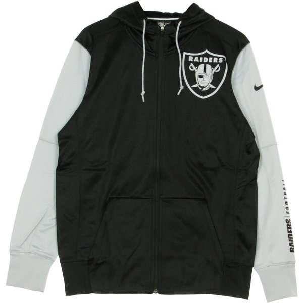 Giacca Tuta Cappuccio Uomo Nfl Left Chest Mascot Full Zip Therma Hoodie Lasrai Original Team Colors