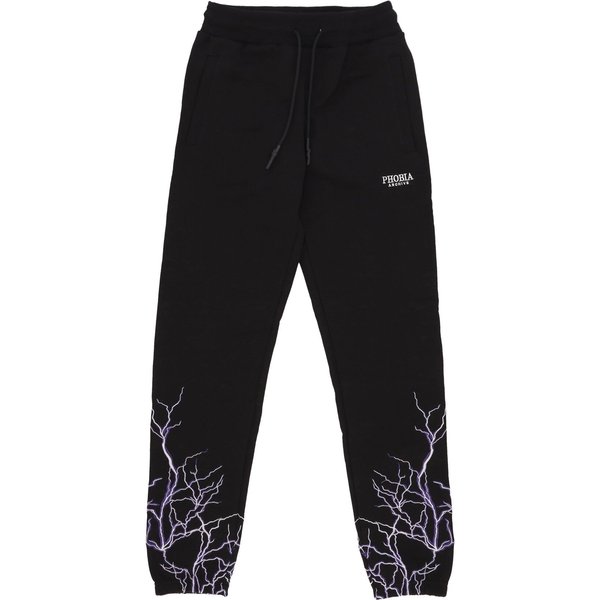 Pantalone Tuta Leggero Uomo Lightning Pants Black/Purple-image