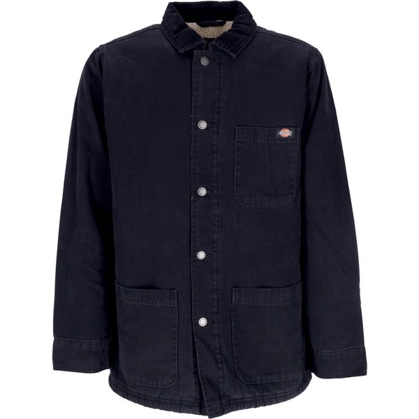 Giacca Workwear Uomo Duck Canvas Chore Coat Stone Washed Black-image