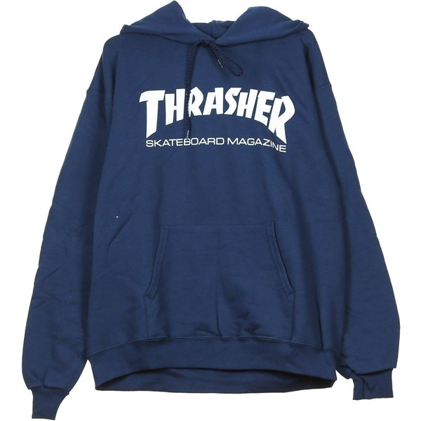 Felpa Cappuccio Uomo Skatemag Hood Navy/white