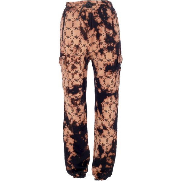 Pantalone Tuta Felpato Uomo Tye Dye Monogram Sweatpants Black-image