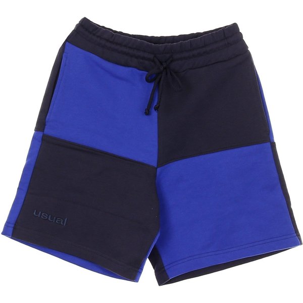 Pantalone Corto Tuta Uomo Bigcheck Short Blue/Black-image