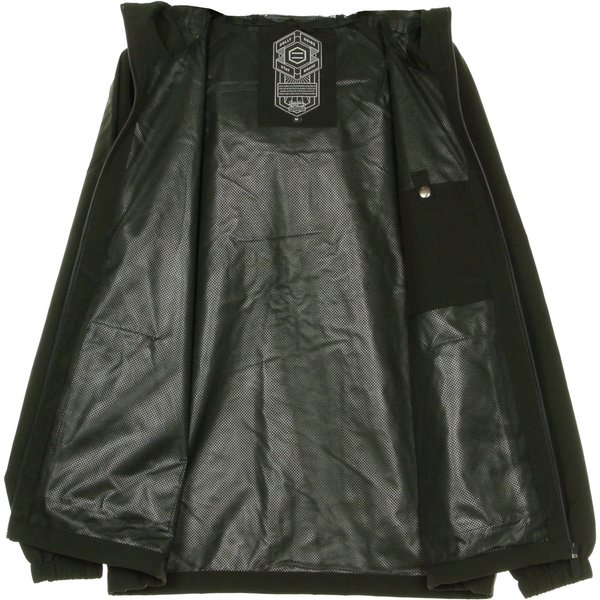Giacca A Vento Uomo Full Zip Light Black-image
