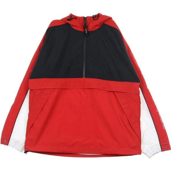Giacca A Vento Infilabile Uomo Terrace Pullover Dark Navy/Cardinal/White-image