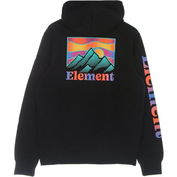 Felpa Leggera Cappuccio Uomo Kass Hood Flint Black-image