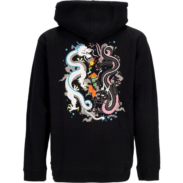 Felpa Cappuccio Uomo Ryu Hoodie Black