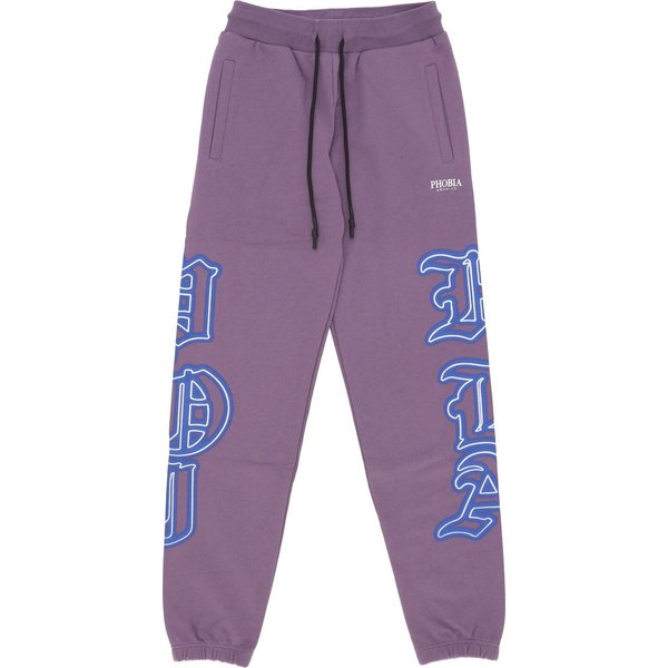 Pantalone Tuta Leggero Uomo Gothic Sk Print Pant Purple
