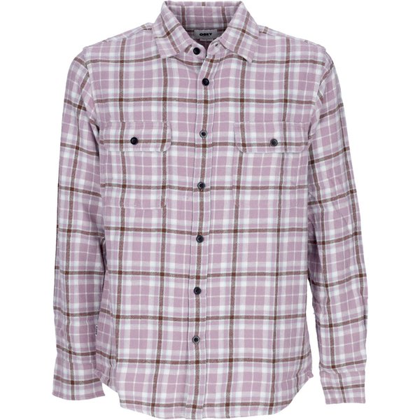 Camicia Manica Lunga Uomo Cole Woven L/S Lilac Chalk Multi-image