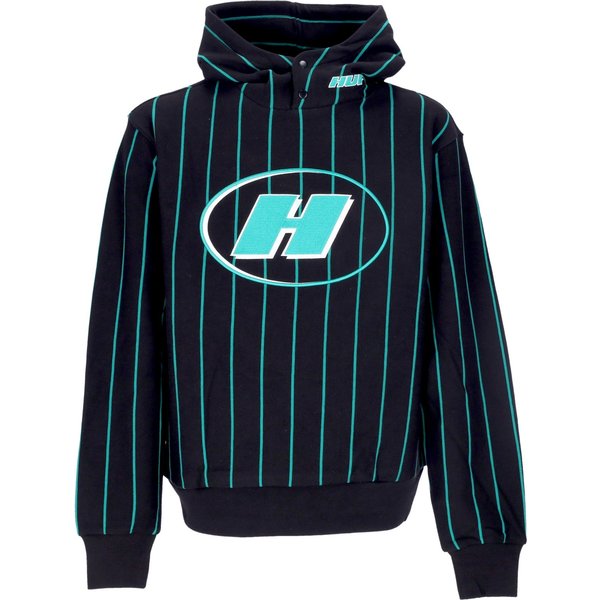 Felpa Cappuccio Uomo Capital Hoodie Black-image