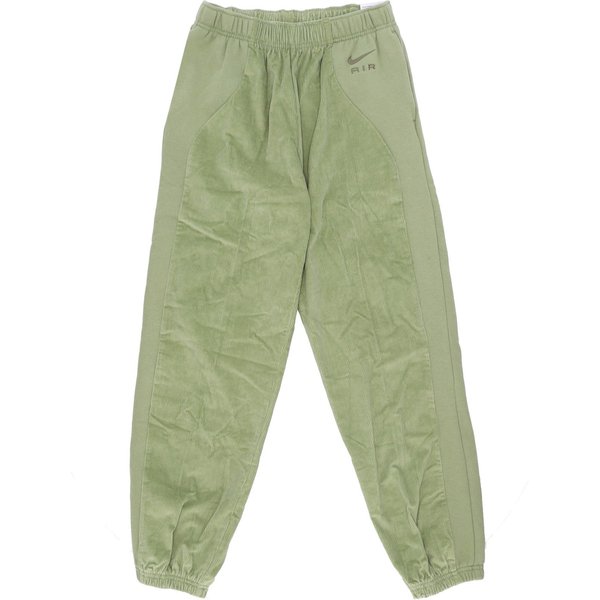 Pantalone Tuta Leggero Donna Sportswear Air High-Waisted Corduroy Fleece Pants Alligator/Medium Olive-image