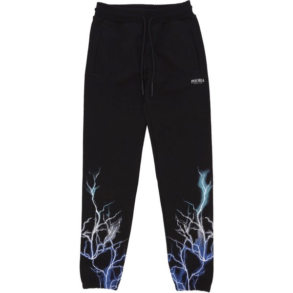 Pantalone Tuta Leggero Uomo Lightning Pants Black/Blue/Grey-image