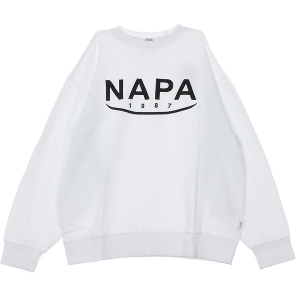 Felpa Girocollo Uomo B-arosa Crew Sweat Bright White