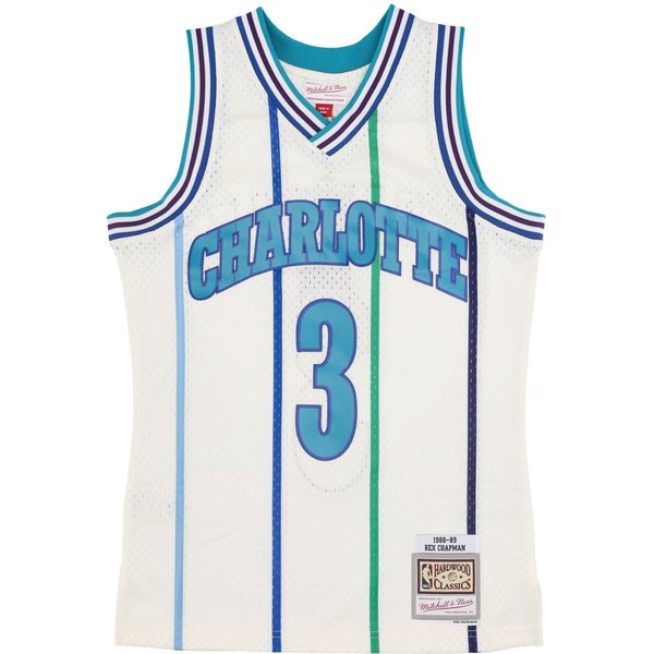 Canotta Basket Uomo Nba Off White Team Color Swingman Jersey Hardwood Classics 1988 No 3 Rex Chapman Chahor Off White
