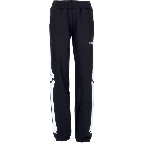 Pantalone Tuta Leggero Uomo Skeleton Print Pants Black/White-image