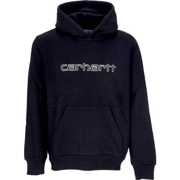Felpa Cappuccio Uomo Hooded Elzy Sweatshirt Black/Wax-image