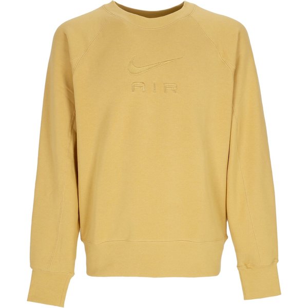 Felpa Leggera Girocollo Uomo Sportswear Air French Terry Crewneck Wheat Gold/Wheat Gold-image