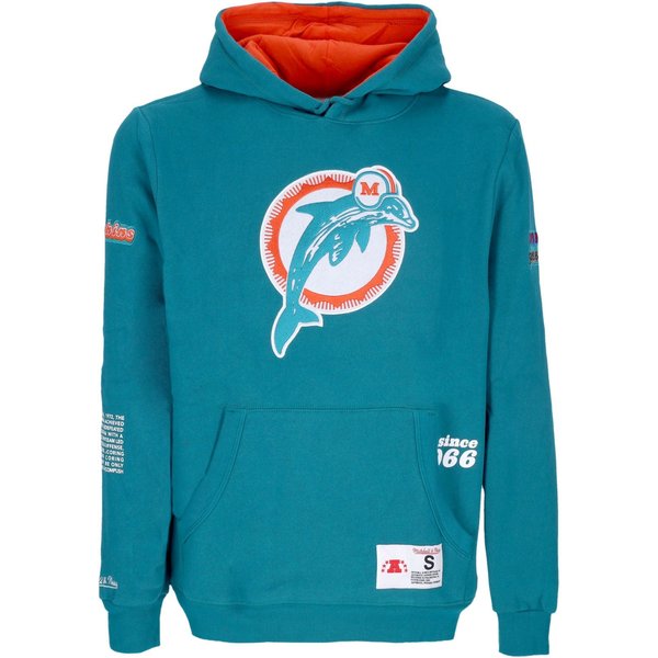Felpa Cappuccio Uomo Nfl Team Origins Fleece Hoodie Miadol Blue-image